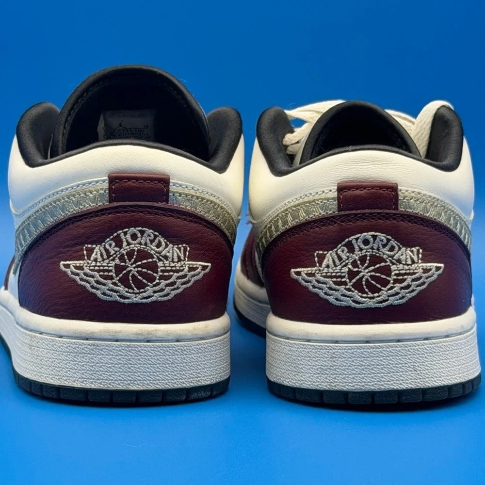 Jordan 1 Low SE Year of the Dragon Sail Dark Team Red FJ5735-100‎ Size 10W 8.5M